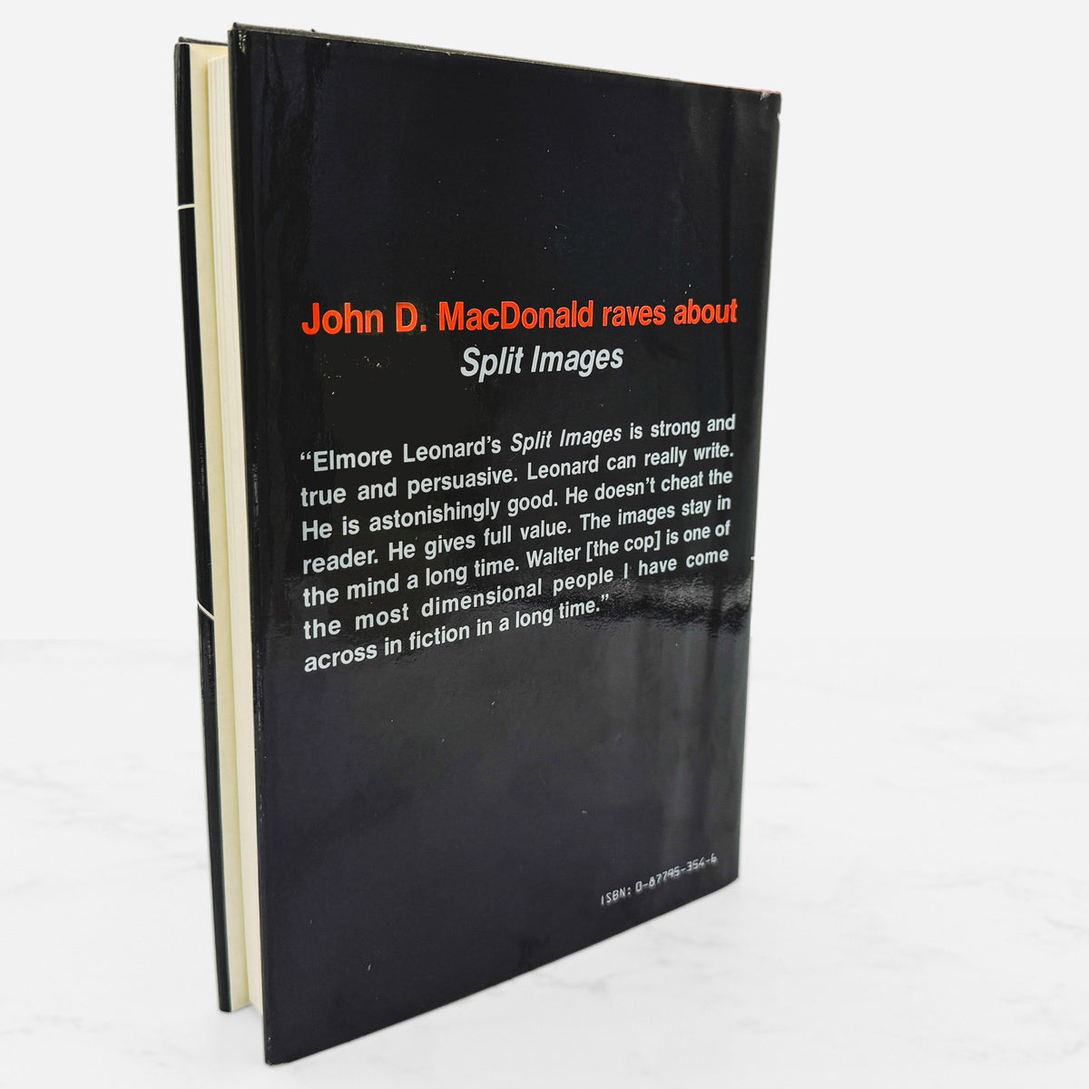 Split Images by Elmore Leonard [FIRST EDITION • FIRST PRINTING] 1981 • Arbor House
