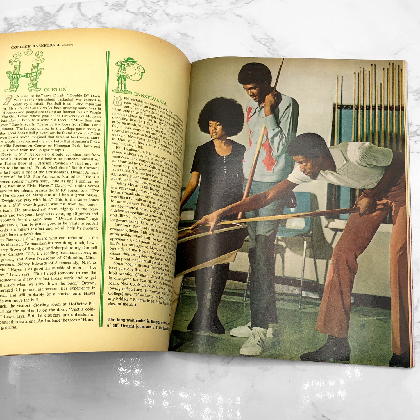 Sports Illustrated Magazine - Vintage 2 Issue Basketball Lot [NOV. 1971 • OCT. 1973]