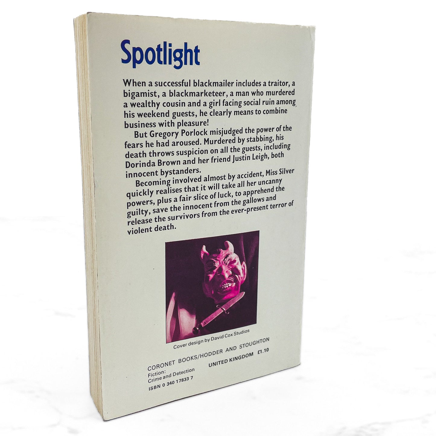 Spotlight by Patricia Wentworth [U.K. PAPERBACK] 1980 • Coronet Books