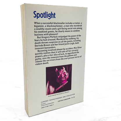 Spotlight by Patricia Wentworth [U.K. PAPERBACK] 1980 • Coronet Books