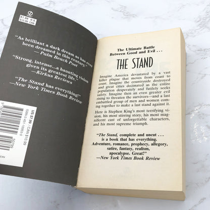 The Stand by Stephen King [COMPLETE & UNCUT] 1991 • Signet Paperback