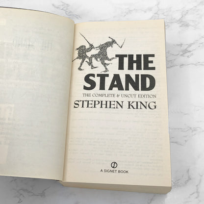The Stand by Stephen King [COMPLETE & UNCUT] 1991 • Signet Paperback