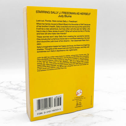 Starring Sally J. Freedman as Herself by Judy Blume [TRADE PAPERBACK] 1986 • Dell-Yearling