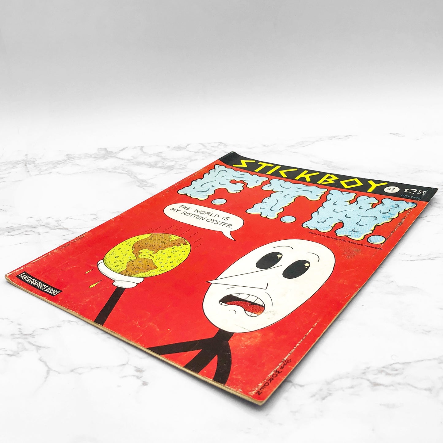 STICKBOY Issues #1-4 by Dennis Worden [FIRST EDITION SET] 1988-1990 • Fantagraphics Books