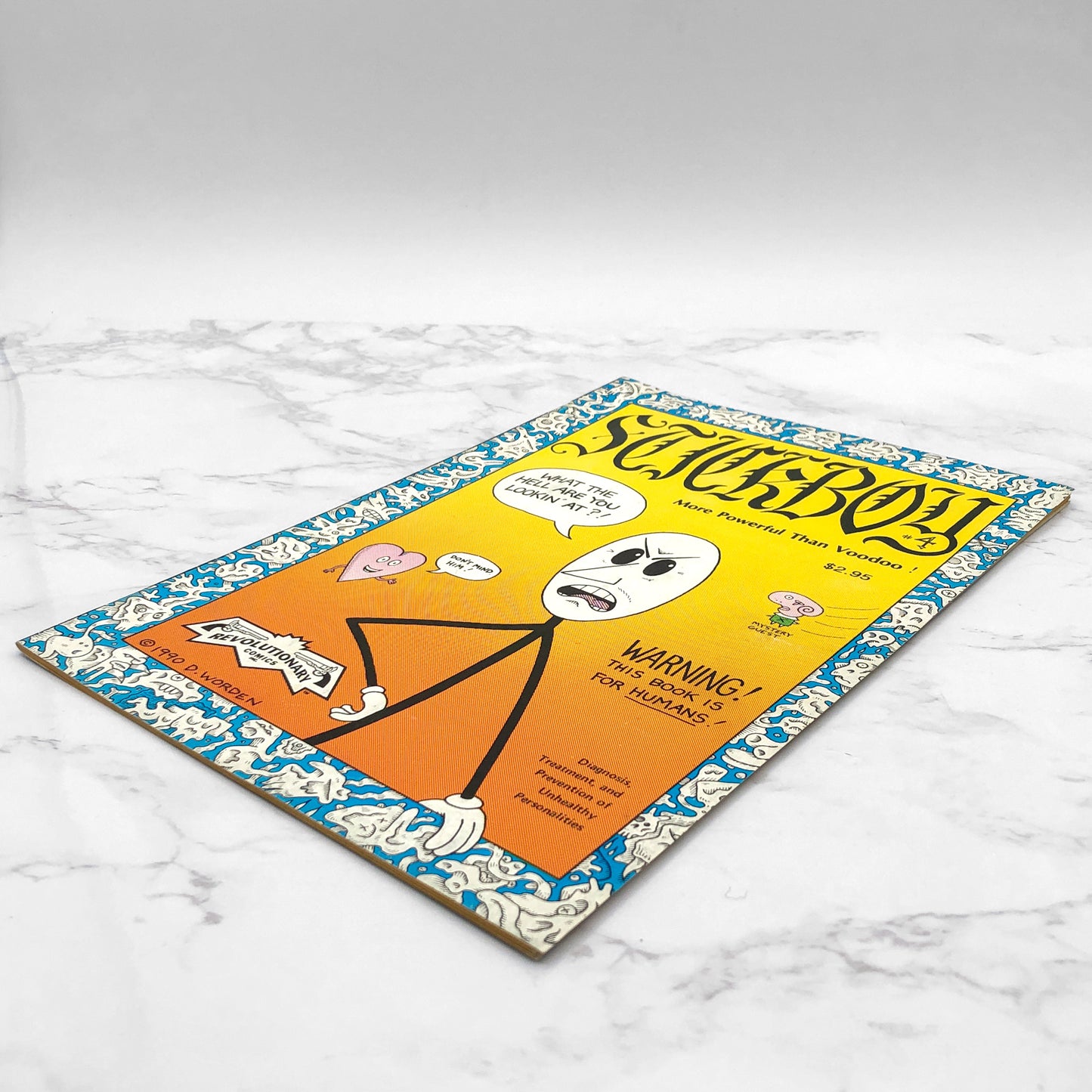 STICKBOY Issues #1-4 by Dennis Worden [FIRST EDITION SET] 1988-1990 • Fantagraphics Books