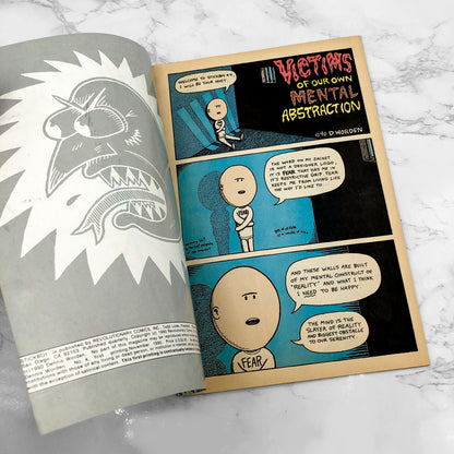 STICKBOY Issues #1-4 by Dennis Worden [FIRST EDITION SET] 1988-1990 • Fantagraphics Books