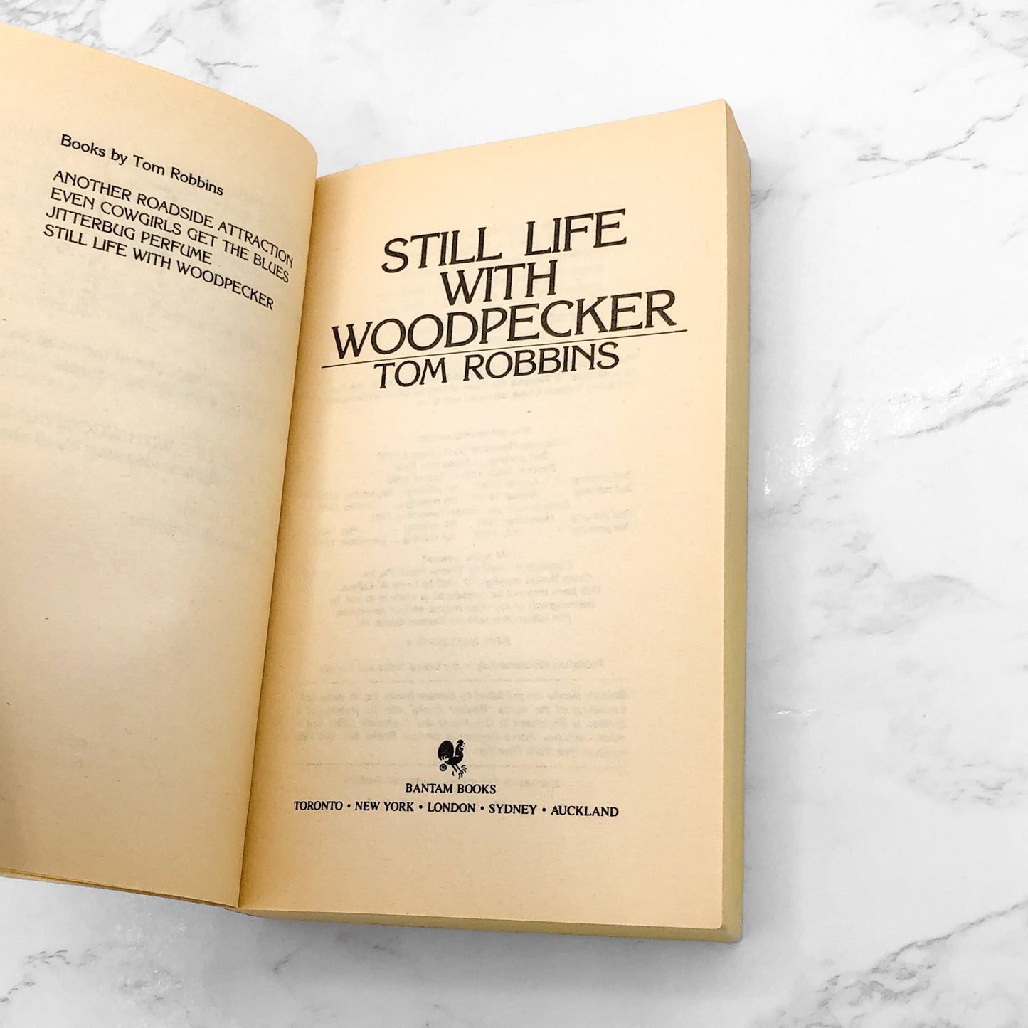 Still Life with Woodpecker by Tom Robbins [1984 PAPERBACK] • Bantam
