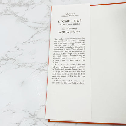 Stone Soup by Marcia Brown [FIRST EDITION REPRINT] 1975 • 33rd Printing • Charles Scribner's Sons