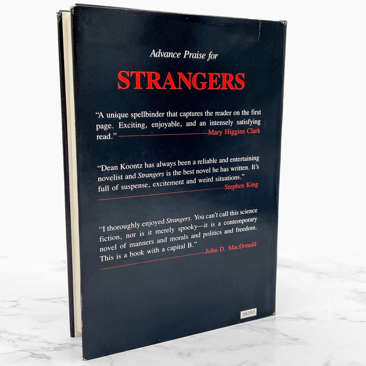 Strangers by Dean Koontz [1986 HARDCOVER] BCE • G.P. Putnam's Sons