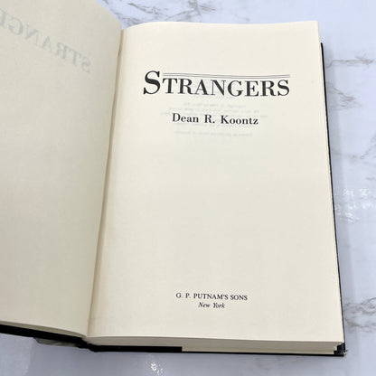 Strangers by Dean Koontz [1986 HARDCOVER] BCE • G.P. Putnam's Sons