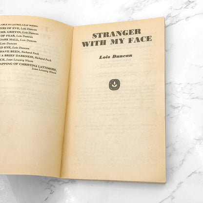Stranger with My Face by Lois Duncan [FIRST PAPERBACK EDITION] 1982 • Dell / Laurel-leaf