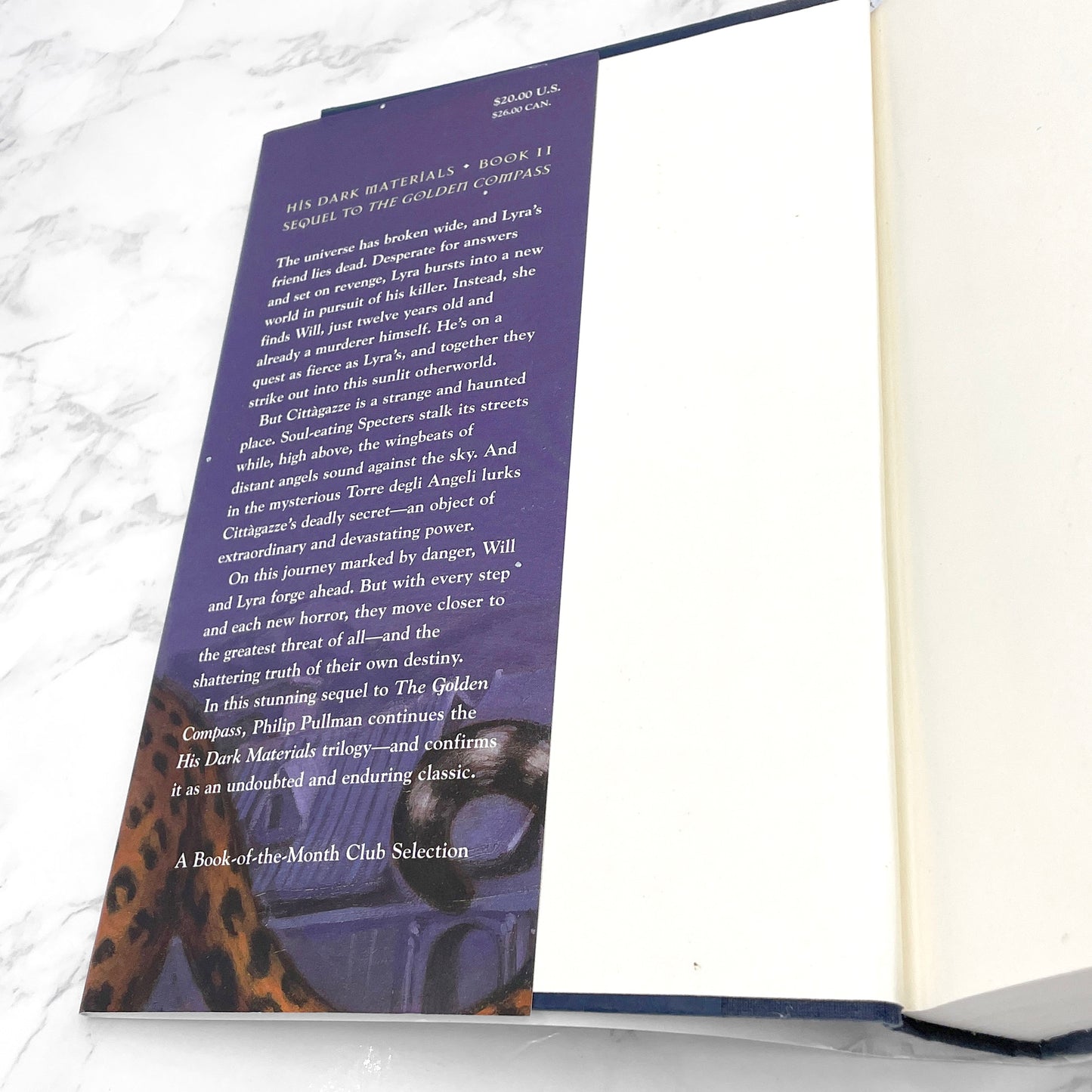 The Subtle Knife by Philip Pullman [U.S. FIRST EDITION] 1997 • Knopf • His Dark Materials #2