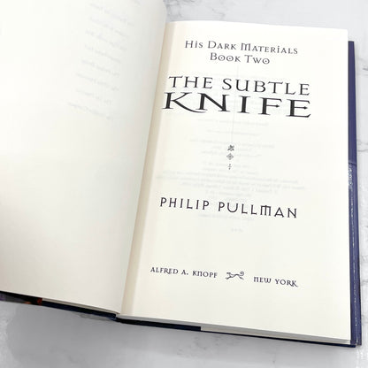 The Subtle Knife by Philip Pullman [U.S. FIRST EDITION] 1997 • Knopf • His Dark Materials #2