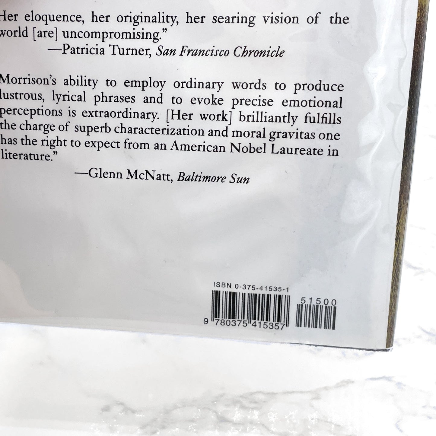 Sula by Toni Morrison [FIRST EDITION] • 23rd Printing / 2002 • Knopf *See Condition