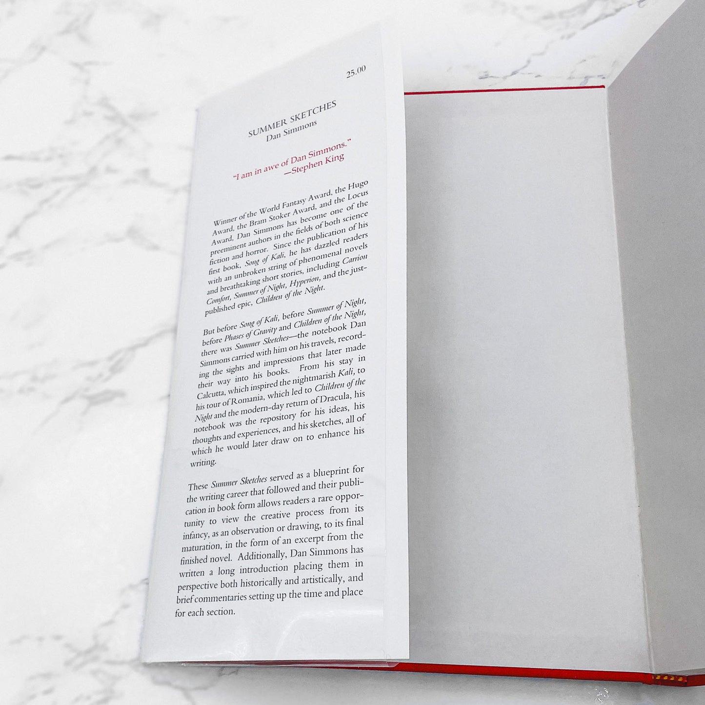 Summer Sketches by Dan Simmons [FIRST EDITION • FIRST PRINTING] 1992 • Lord John Press