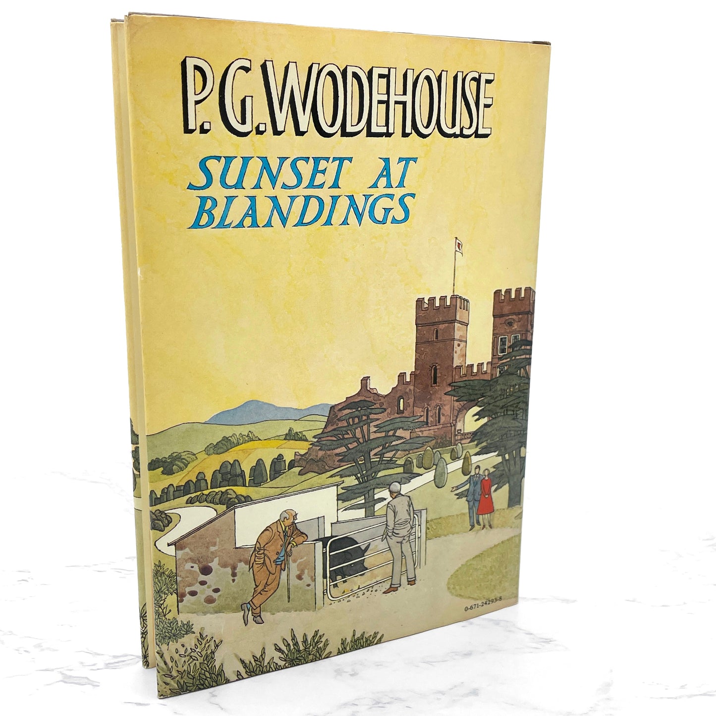 Sunset at Blandings by P.G. Wodehouse [U.S. FIRST EDITION • FIRST PRINTING] 1978 • Simon & Schuster