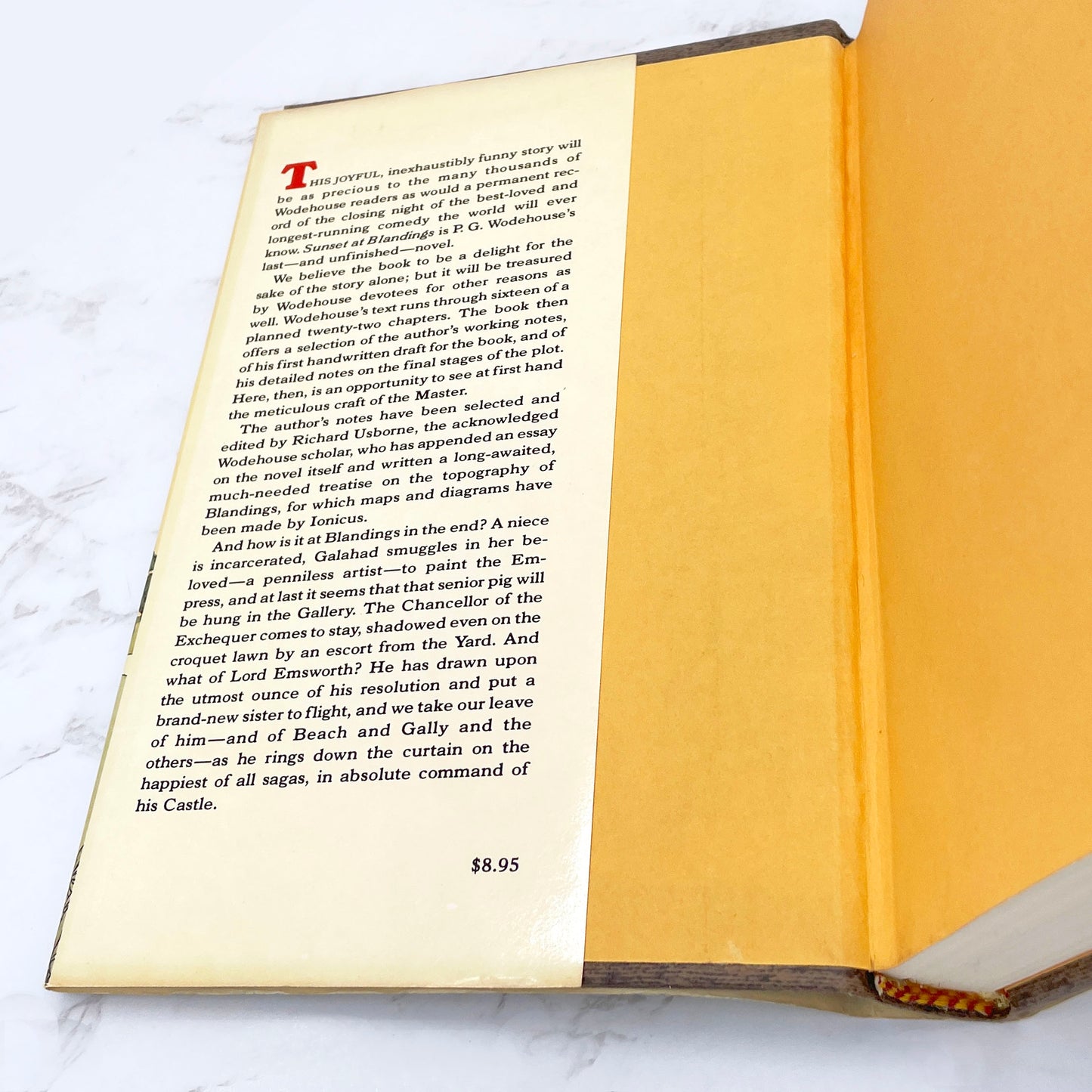 Sunset at Blandings by P.G. Wodehouse [U.S. FIRST EDITION • FIRST PRINTING] 1978 • Simon & Schuster