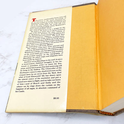 Sunset at Blandings by P.G. Wodehouse [U.S. FIRST EDITION • FIRST PRINTING] 1978 • Simon & Schuster