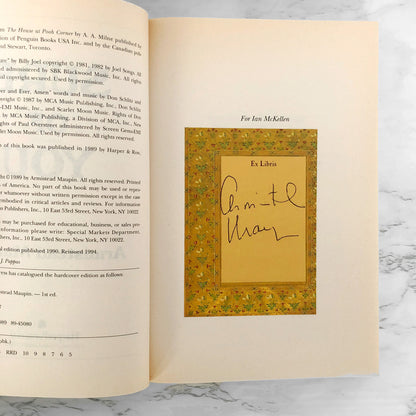 Sure of You by Armistead Maupin SIGNED! [TRADE PAPERBACK] 1994 • HarperPerennial