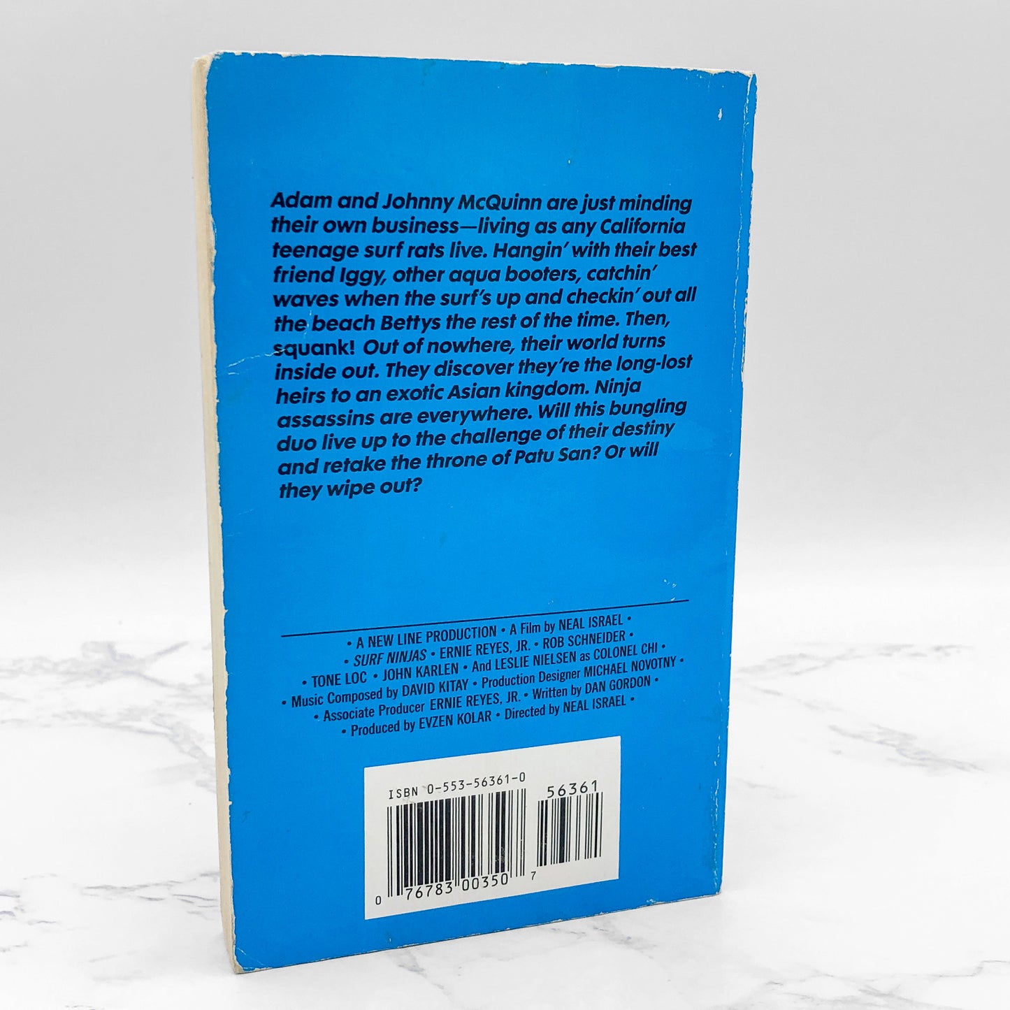 Surf Ninjas : A Novelization by A.L. Singer [MOVIE TIE-IN PAPERBACK] 1993 • Bantam Starfire