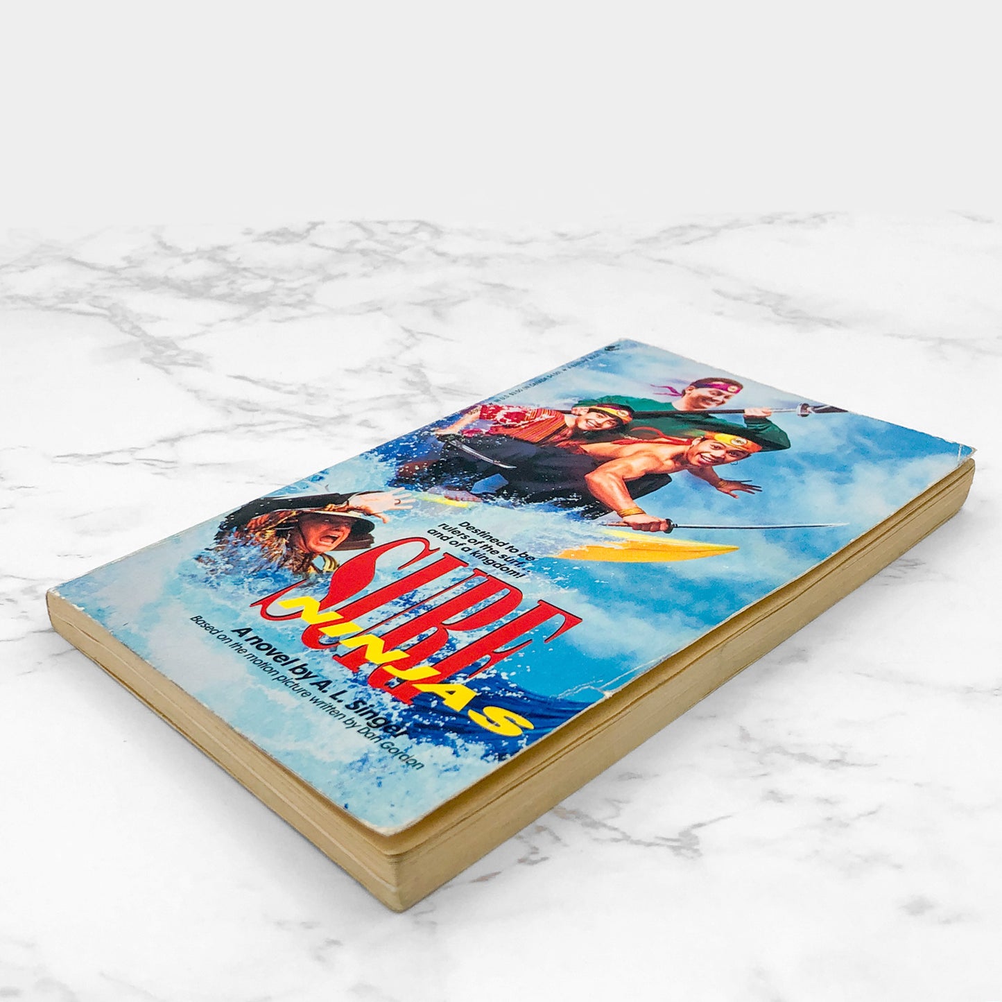 Surf Ninjas : A Novelization by A.L. Singer [MOVIE TIE-IN PAPERBACK] 1993 • Bantam Starfire