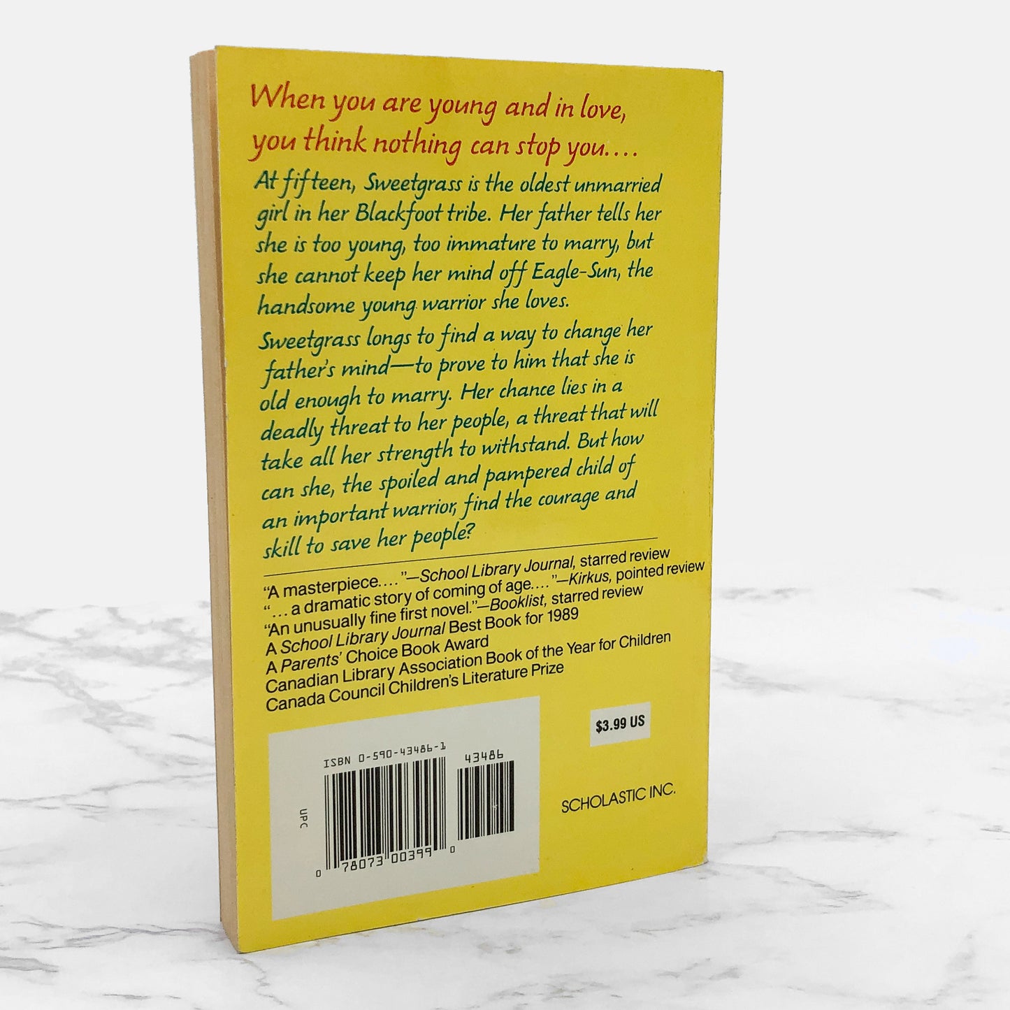 Sweetgrass by Jan Hudson [1991 PAPERBACK] • Point Fiction