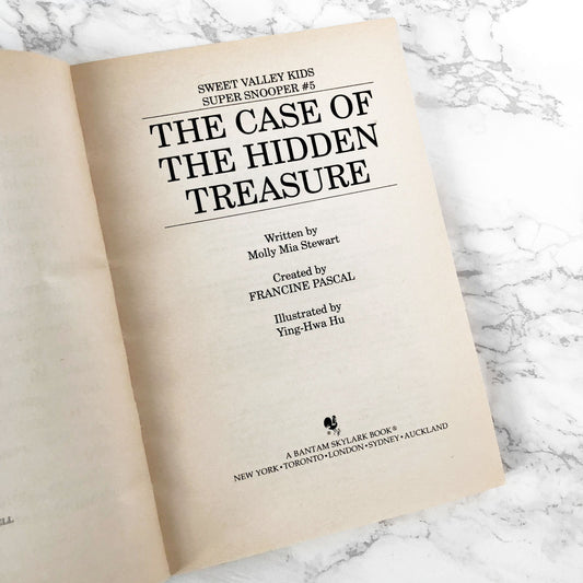 Sweet Valley Kids: The Case of the Hidden Treasure by Molly Mia Stewart [FIRST EDITION PAPERBACK] 1993