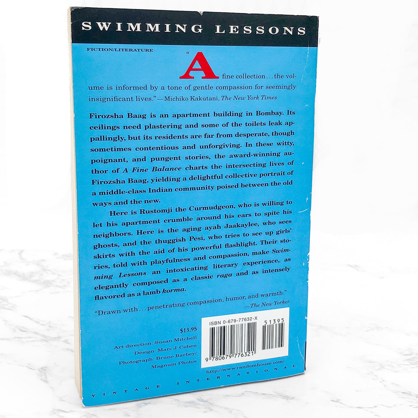 Swimming Lessons & Other Stories from Firozsha Baag by Rohinton Mistry [TRADE PAPERBACK] 1997 • Vintage International
