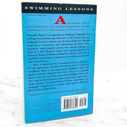 Swimming Lessons & Other Stories from Firozsha Baag by Rohinton Mistry [TRADE PAPERBACK] 1997 • Vintage International