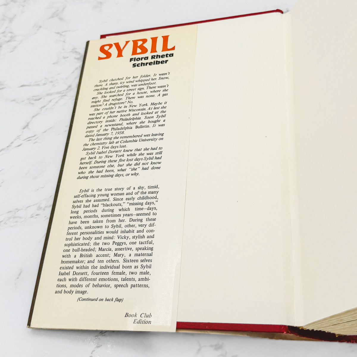 Sybil by Flora Rheta Schreiber [FIRST BOOK CLUB EDITION] 1973 • Henry Regnery
