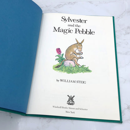 Sylvester and the Magic Pebble by William Steig [FIRST EDITION] 1969 • 9th Printing • Windmill Books
