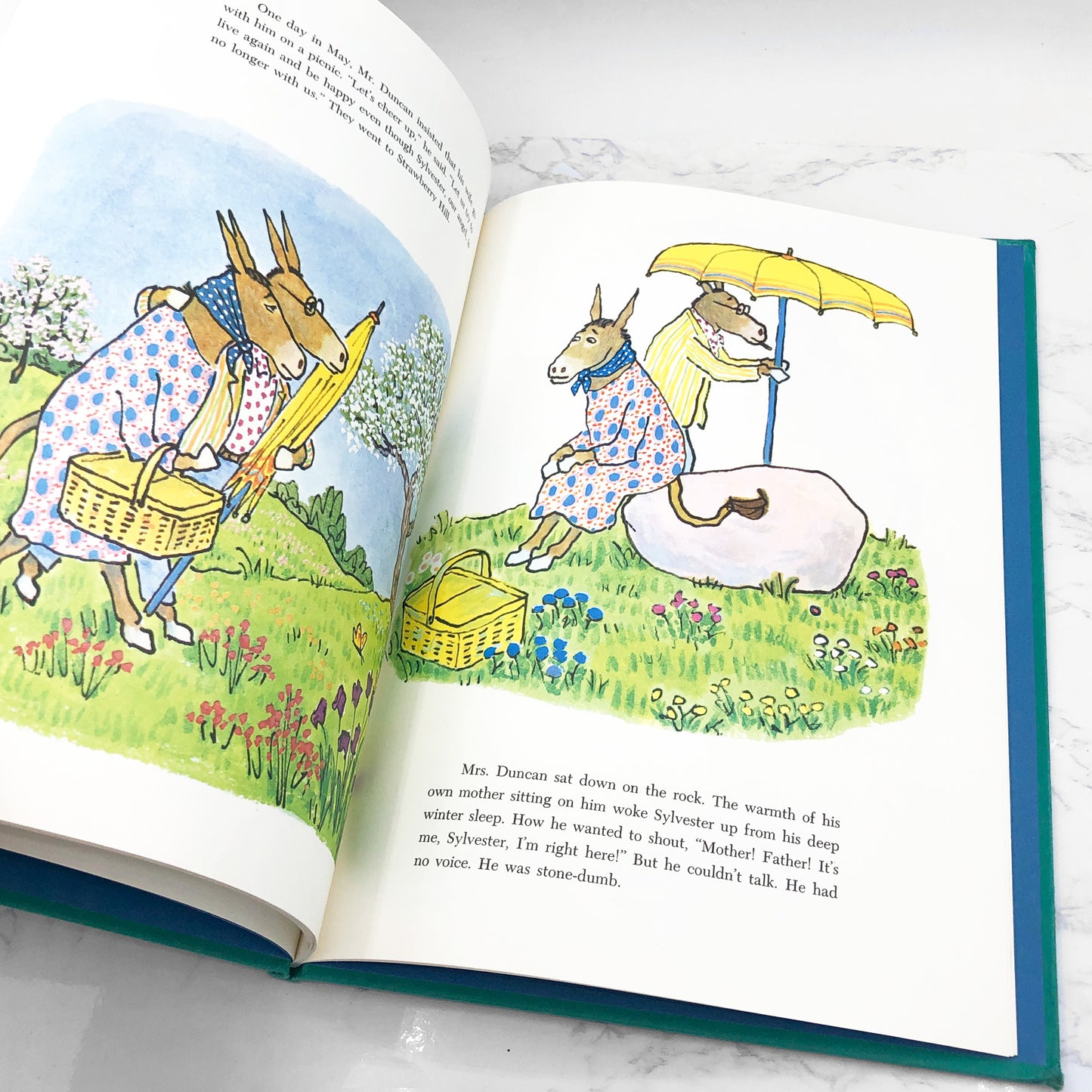 Sylvester and the Magic Pebble by William Steig [FIRST EDITION] 1969 • 9th Printing • Windmill Books