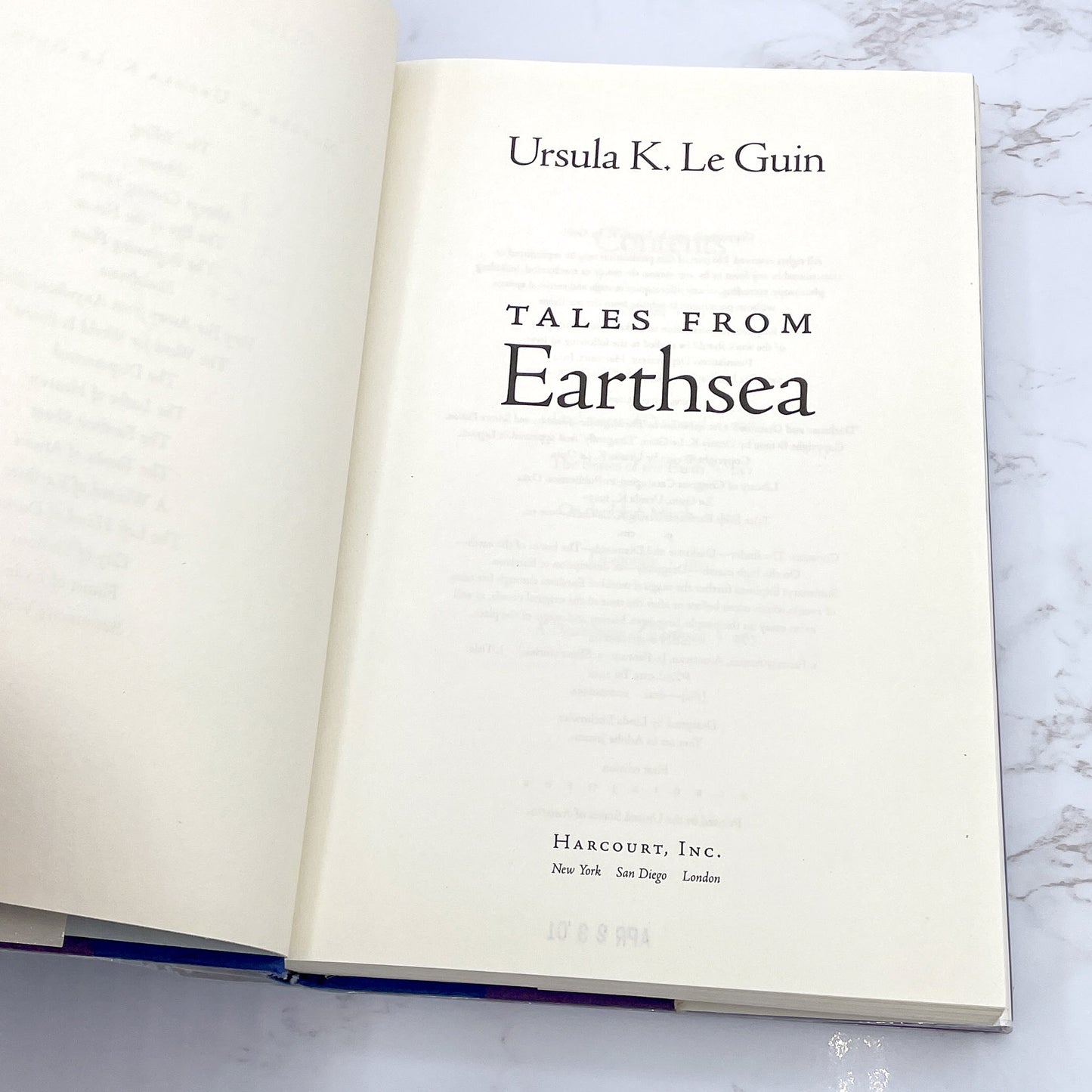 Tales From Earthsea by Ursula K. Le Guin [FIRST EDITION • FIRST PRINTING] 2001 • Harcourt • The Earthsea Cycle #5