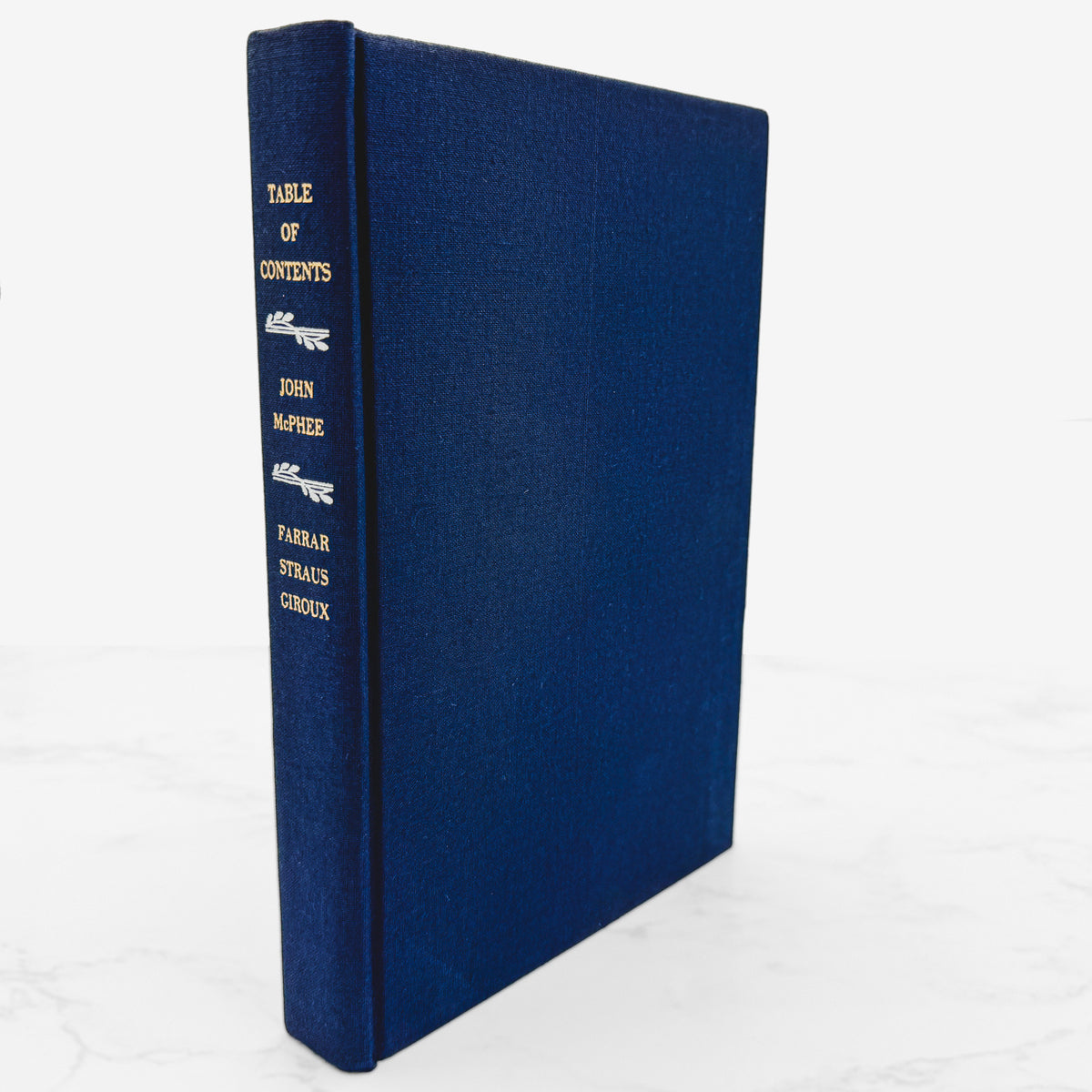 Table of Contents by John McPhee [FIRST EDITION • FIRST PRINTING] 1985 • Farrar Straus Giroux