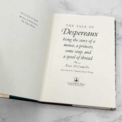 The Tale of Despereaux by Kate DiCamillo [FIRST EDITION] 2003 • Candlewick Press