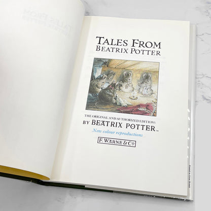 Tales from Beatrix Potter: The Original Authorized Editions w. New Colour Reproductions by Beatrix Potter [U.K. HARDCOVER] 1987 • F. Warne & Co.