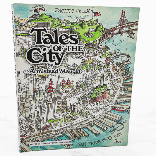 Tales of the City by Armistead Maupin [FIRST EDITION] 1978 • Harper Colophon