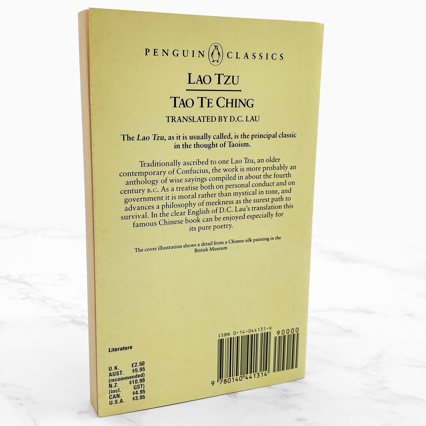 Tao Te Ching by Lao Tzu [U.K. PAPERBACK IMPORT] 1987 • Penguin Classics