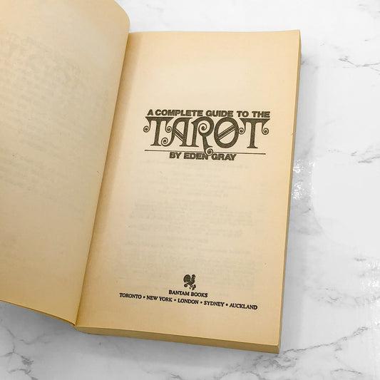 A Complete Guide to the Tarot by Eden Gray [1988 PAPERBACK] • Bantam
