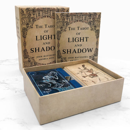 The Tarot of Light & Shadow by John Matthews & Andrea Aste [BOOK + TAROT CARD BOX SET] • 2020