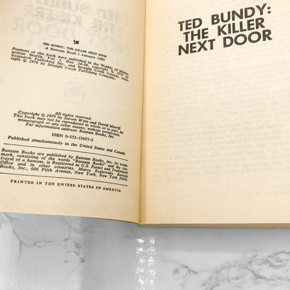 Ted Bundy: The Killer Next Door by Steven Winn & David Merrill [FIRST EDITION PAPERBACK] 1980 • Bantam True Crime