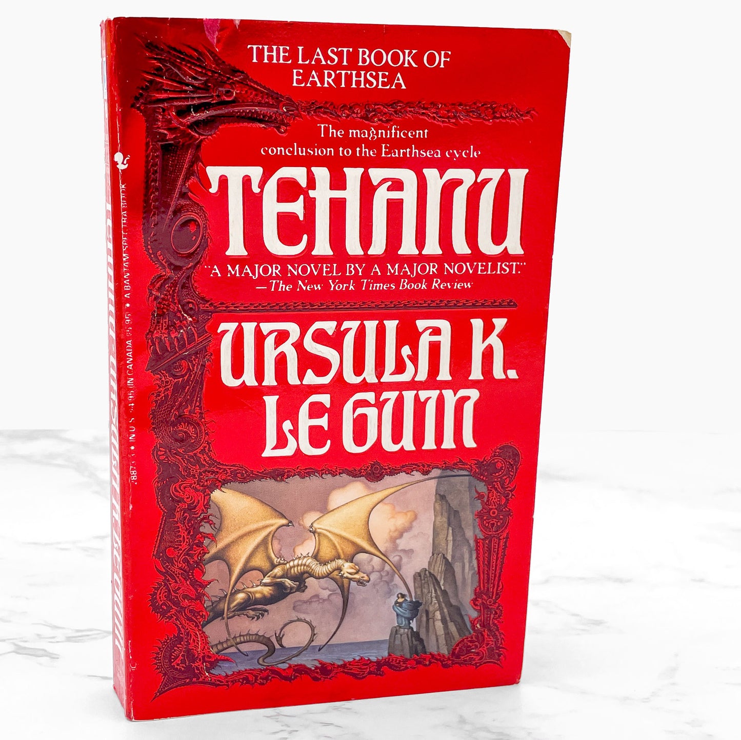 Tehanu by Ursula K. Le Guin [FIRST PAPERBACK EDITION] 1991 • Bantam Spectra • Earthsea IV