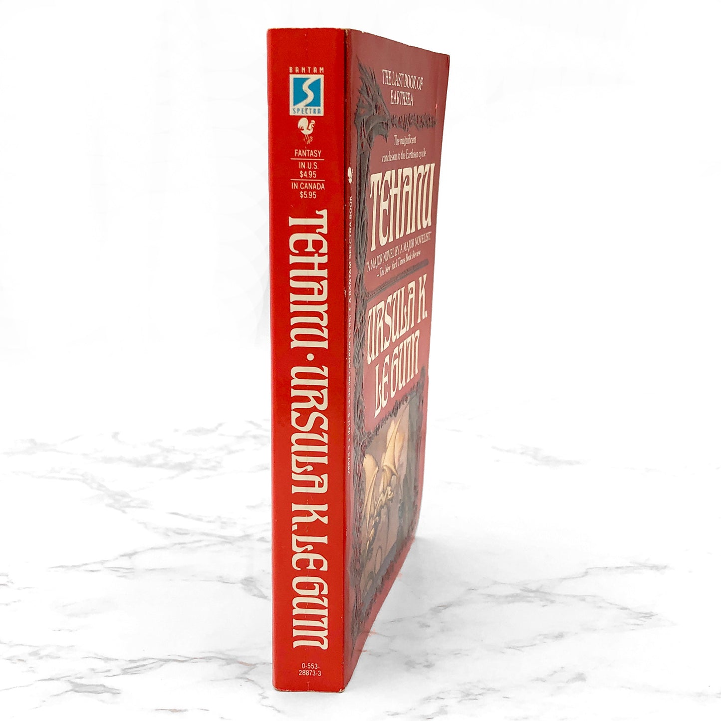 Tehanu by Ursula K. Le Guin [FIRST PAPERBACK PRINTING] 1991 • Bantam Spectra • Earthsea IV