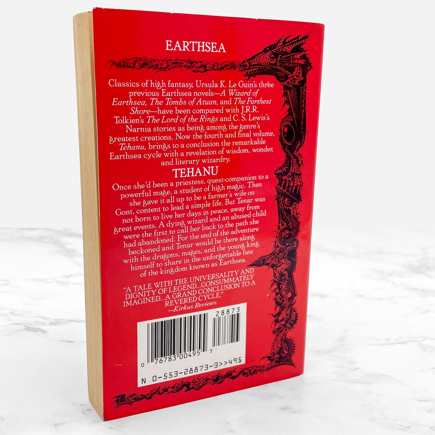 Tehanu by Ursula K. Le Guin [FIRST PAPERBACK EDITION] 1991 • Bantam Spectra • Earthsea IV