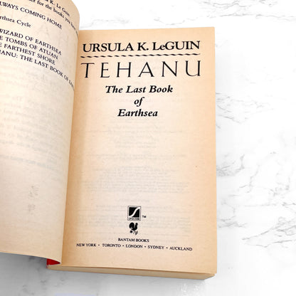 Tehanu by Ursula K. Le Guin [FIRST PAPERBACK EDITION] 1991 • Bantam Spectra • Earthsea IV