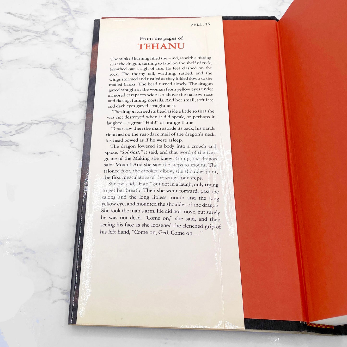 Tehanu by Ursula K. Le Guin [FIRST EDITION • FIRST PRINTING] 1990 • Atheneum • Earthsea IV