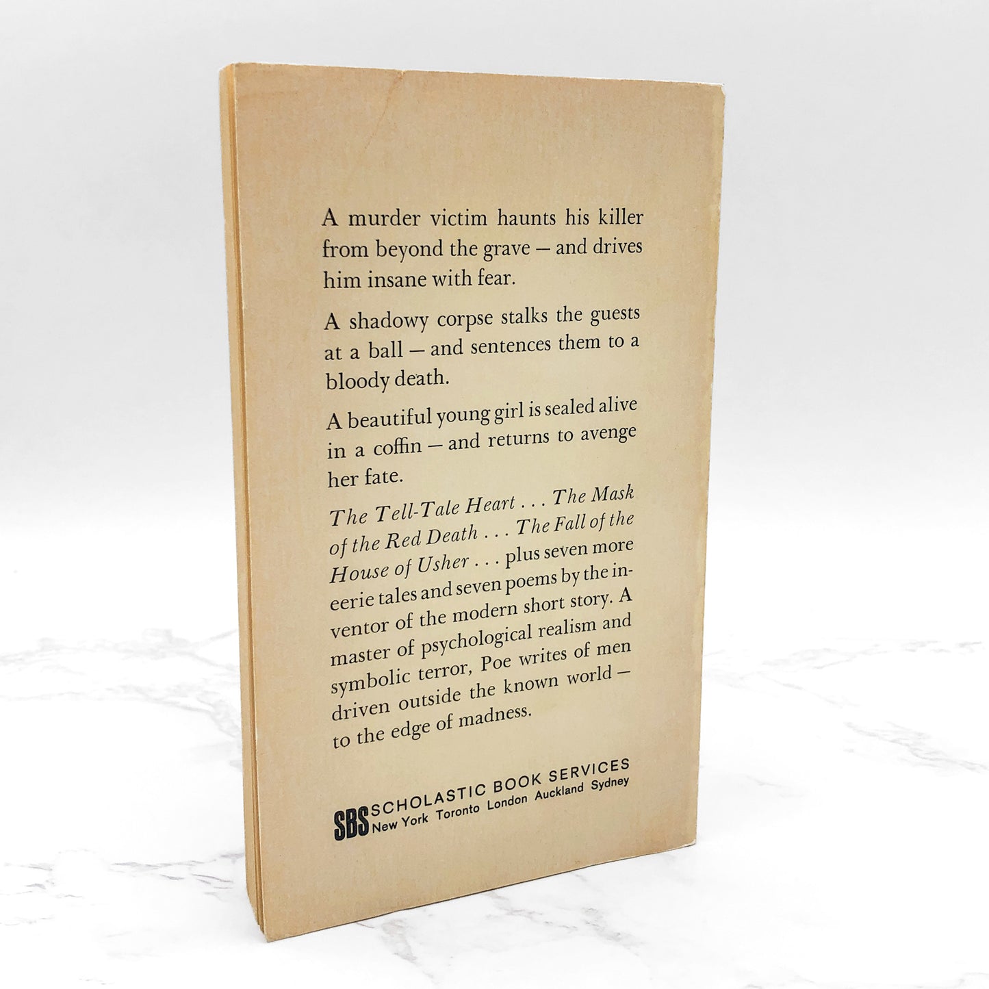 The Tell Tale Heart & Other Stories by Edgar Allen Poe [1969 PAPERBACK] • Scholastic