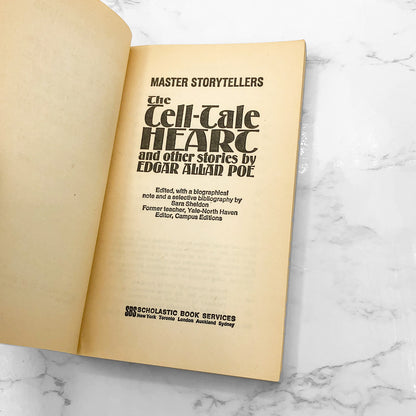 The Tell Tale Heart & Other Stories by Edgar Allen Poe [1969 PAPERBACK] • Scholastic