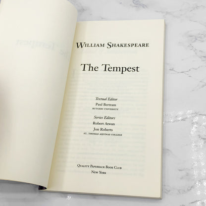 The Tempest by William Shakespeare [TRADE PAPERBACK] 1997 • Quality Paperback Book Club