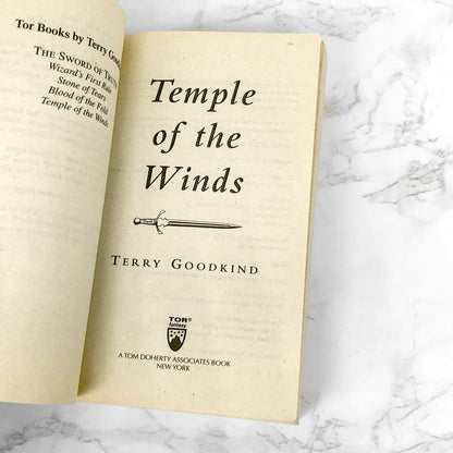 Temple of the Winds by Terry Goodkind [FIRST PAPERBACK PRINTING] 1998 • TOR Fantasy